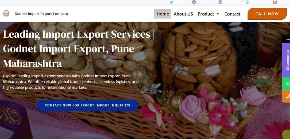 Import & Export Business Website Development and Design Company in Pune Import & Export Business Website Development and Design Company in Pune